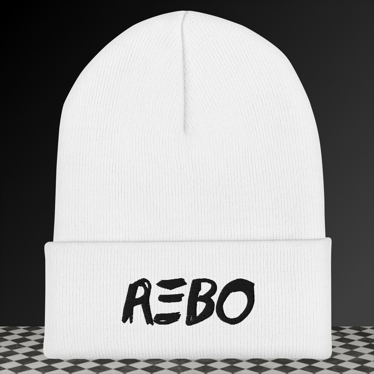 Black word Beanie