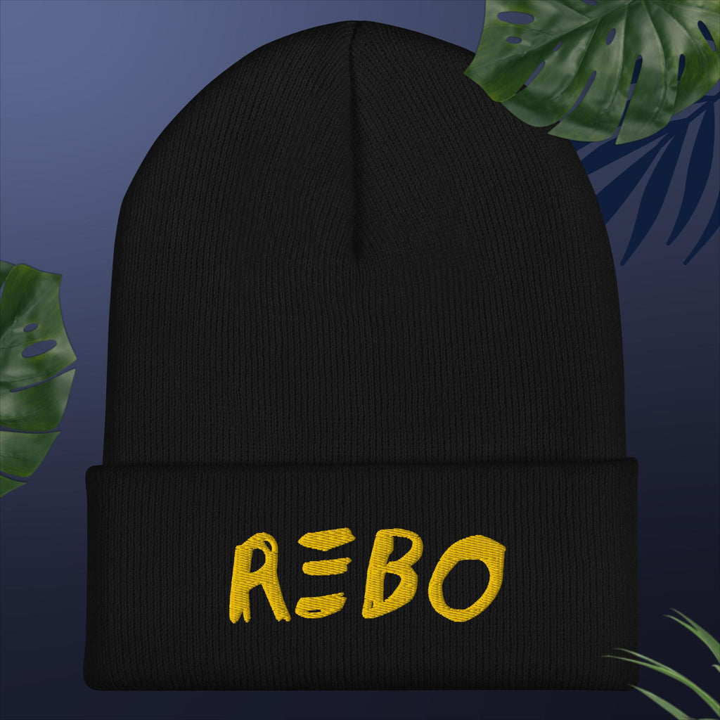 Yellow word Beanie