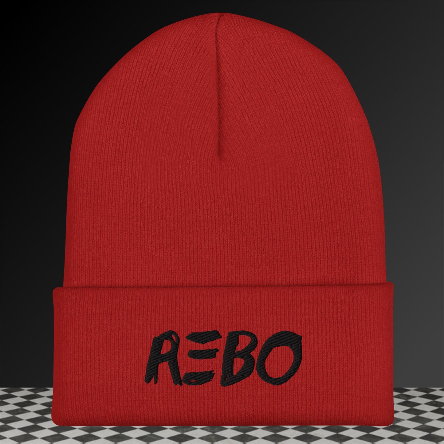 Black word Beanie