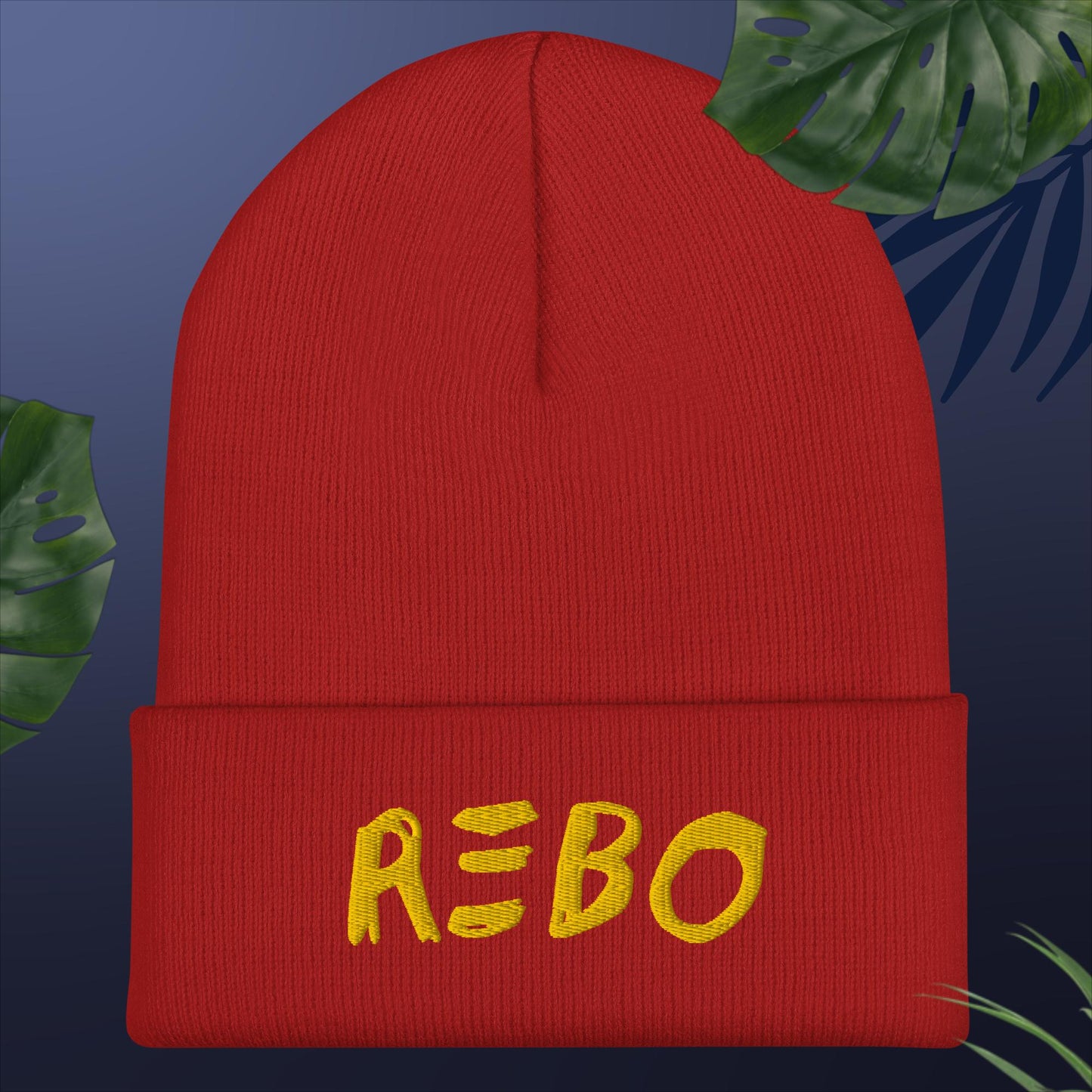 Yellow word Beanie