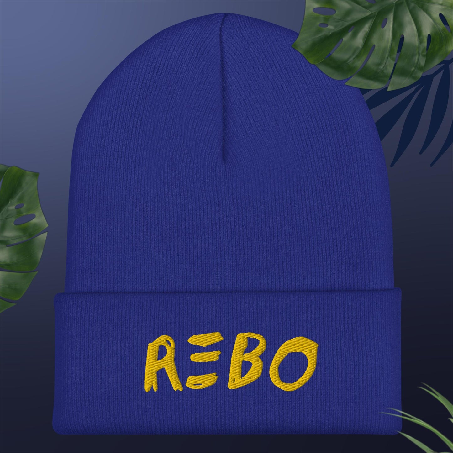 Yellow word Beanie