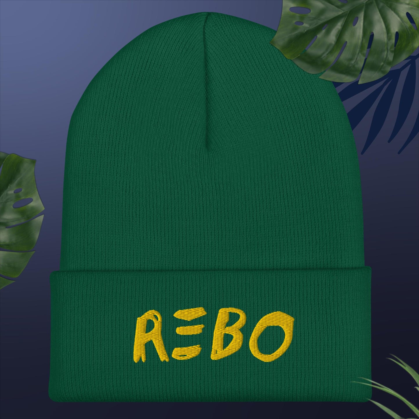 Yellow word Beanie