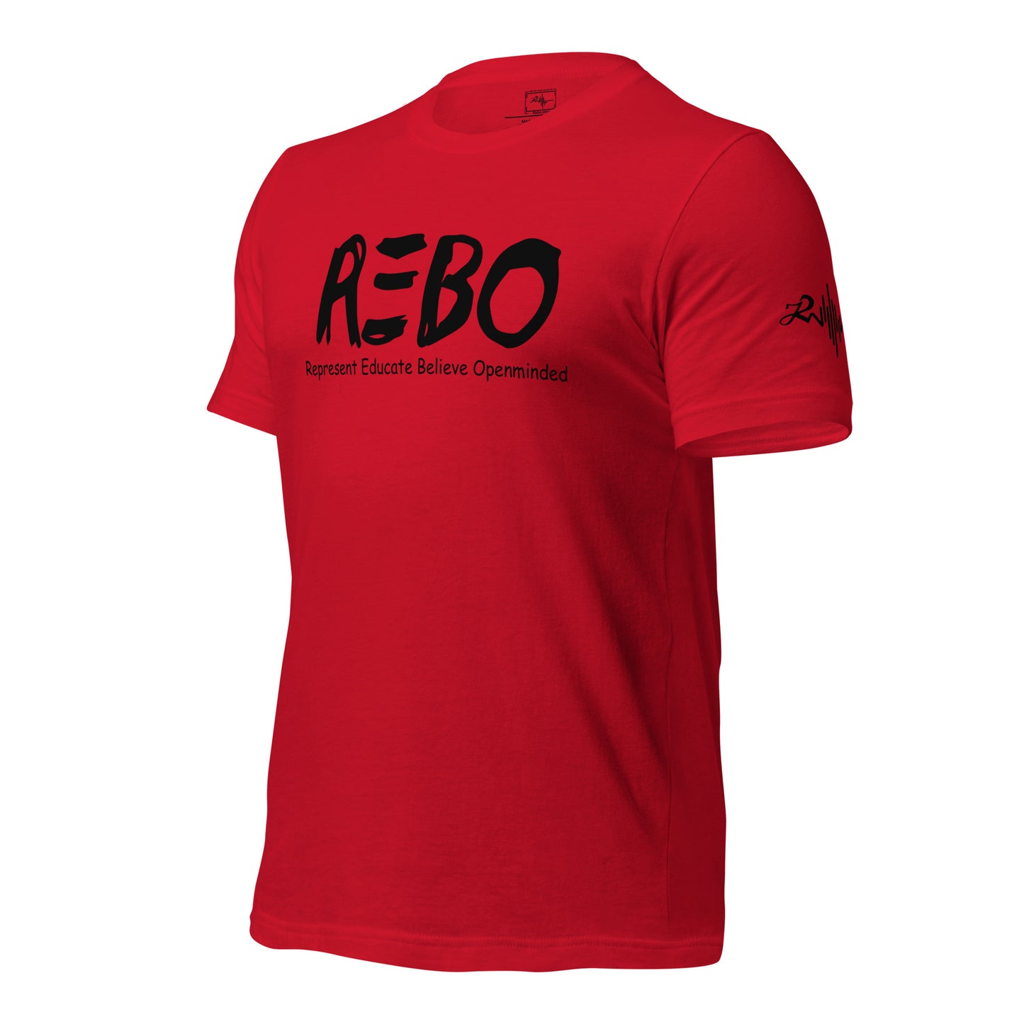 Black word Short Sleeve tee