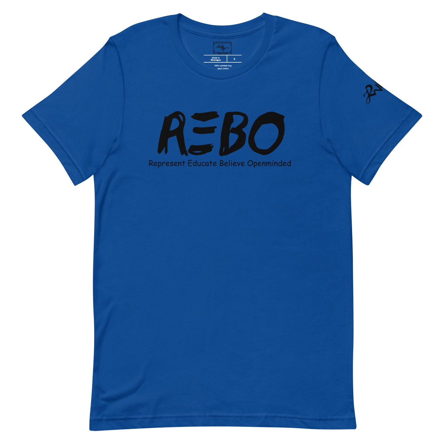 Black word Short Sleeve tee