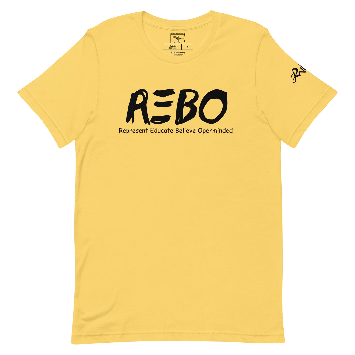 Black word Short Sleeve tee