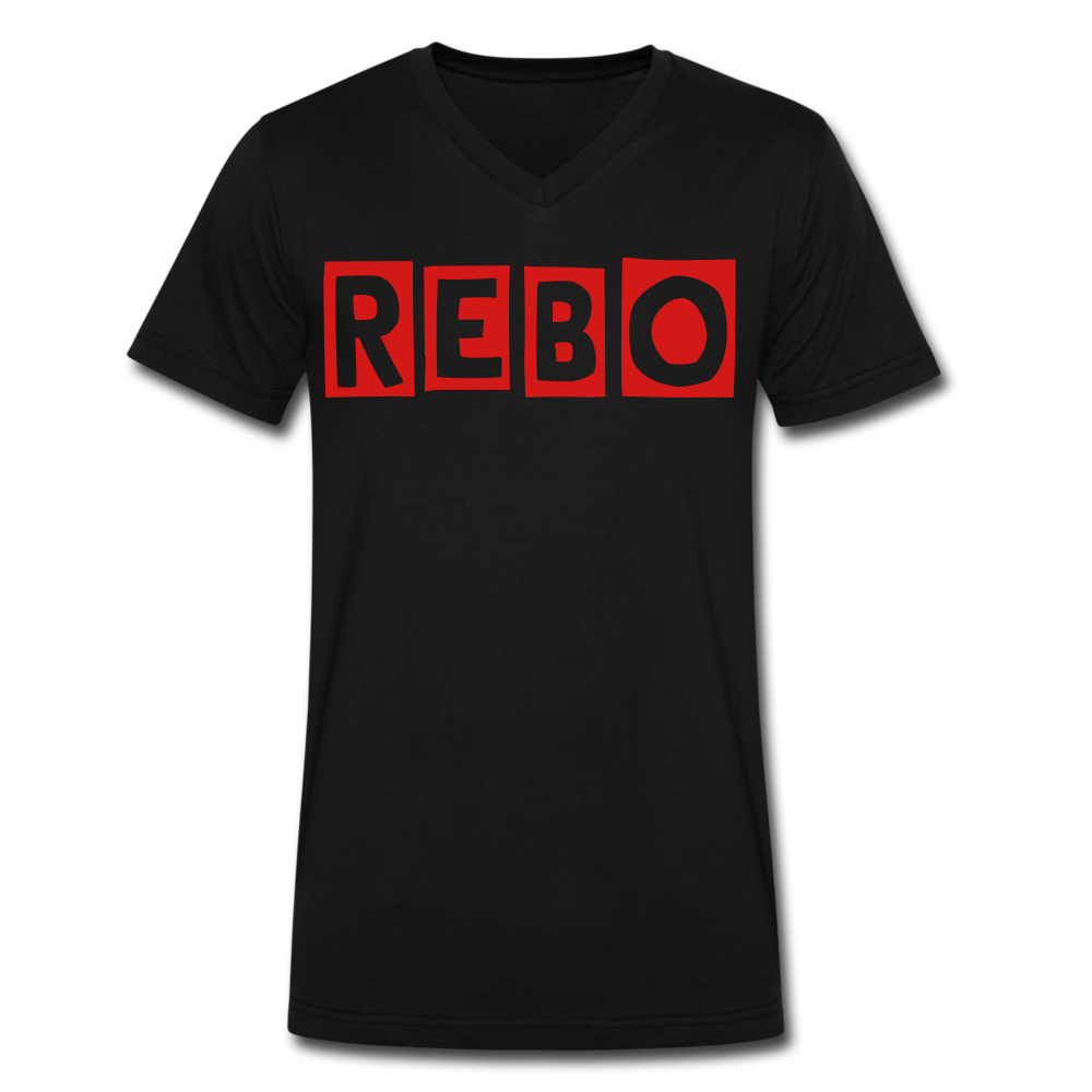 Men's V-Neck T-Shirt - black